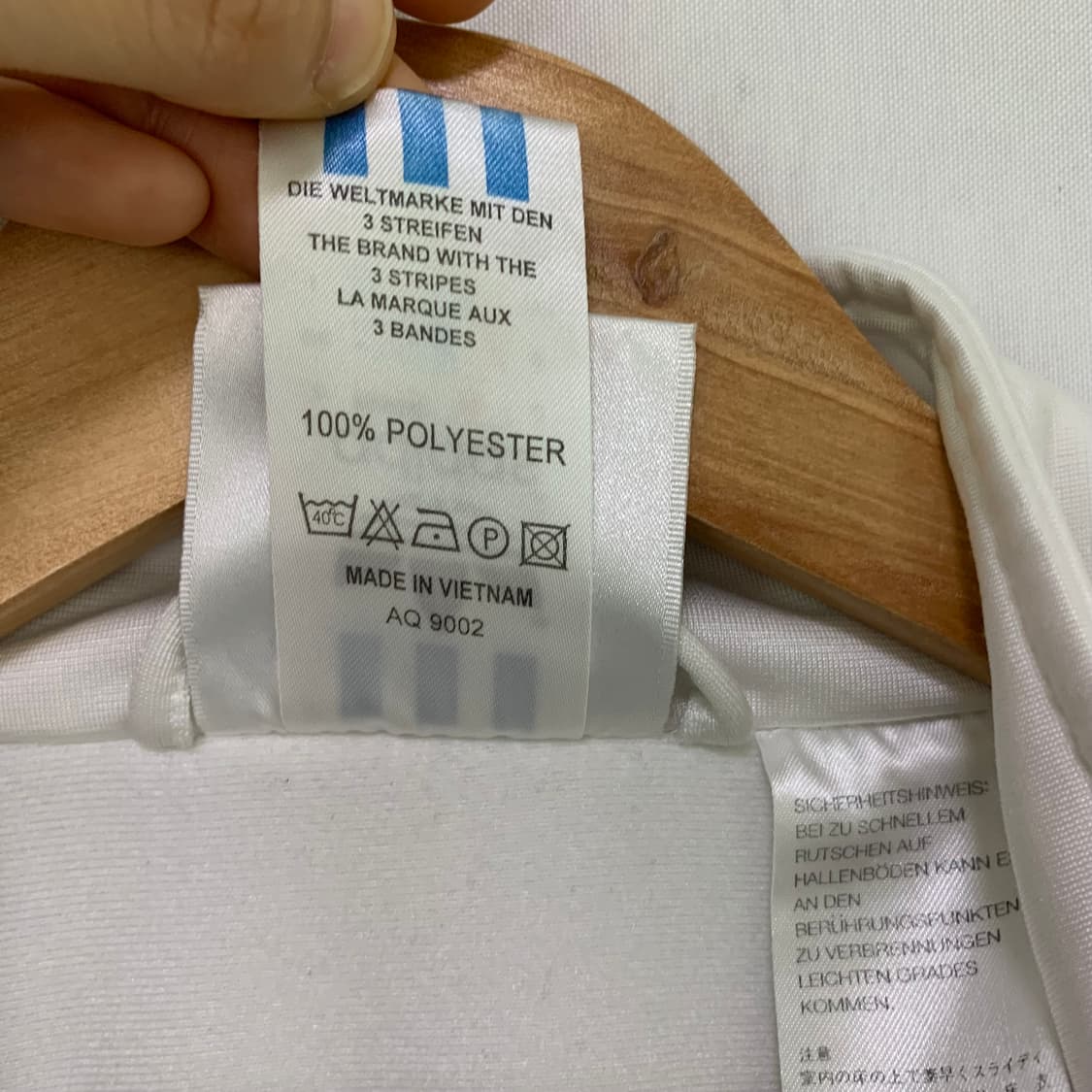 아디다스 파이어버드 져지 빈티지 삼선 트랙 자켓 화이트/네이비 L 상품이미지6