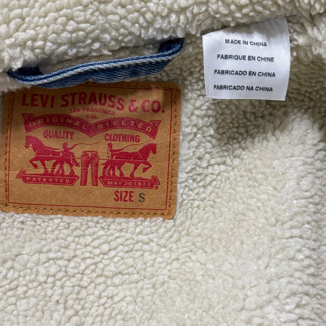 리바이스 양털 트러커 자켓 상품이미지8