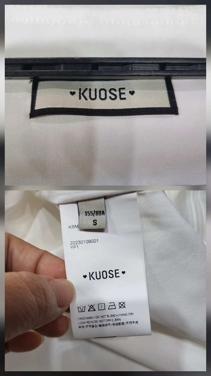 KUOSE(쿠오세) 러플 레이스 블라우스 상품이미지8