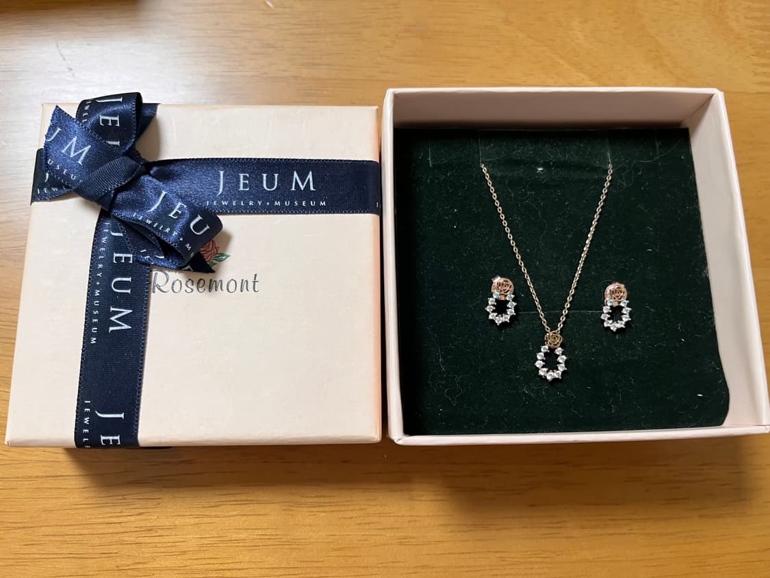 Rosemont 로즈몽 까메오 목걸이 & 귀걸이 셋트 상품이미지1