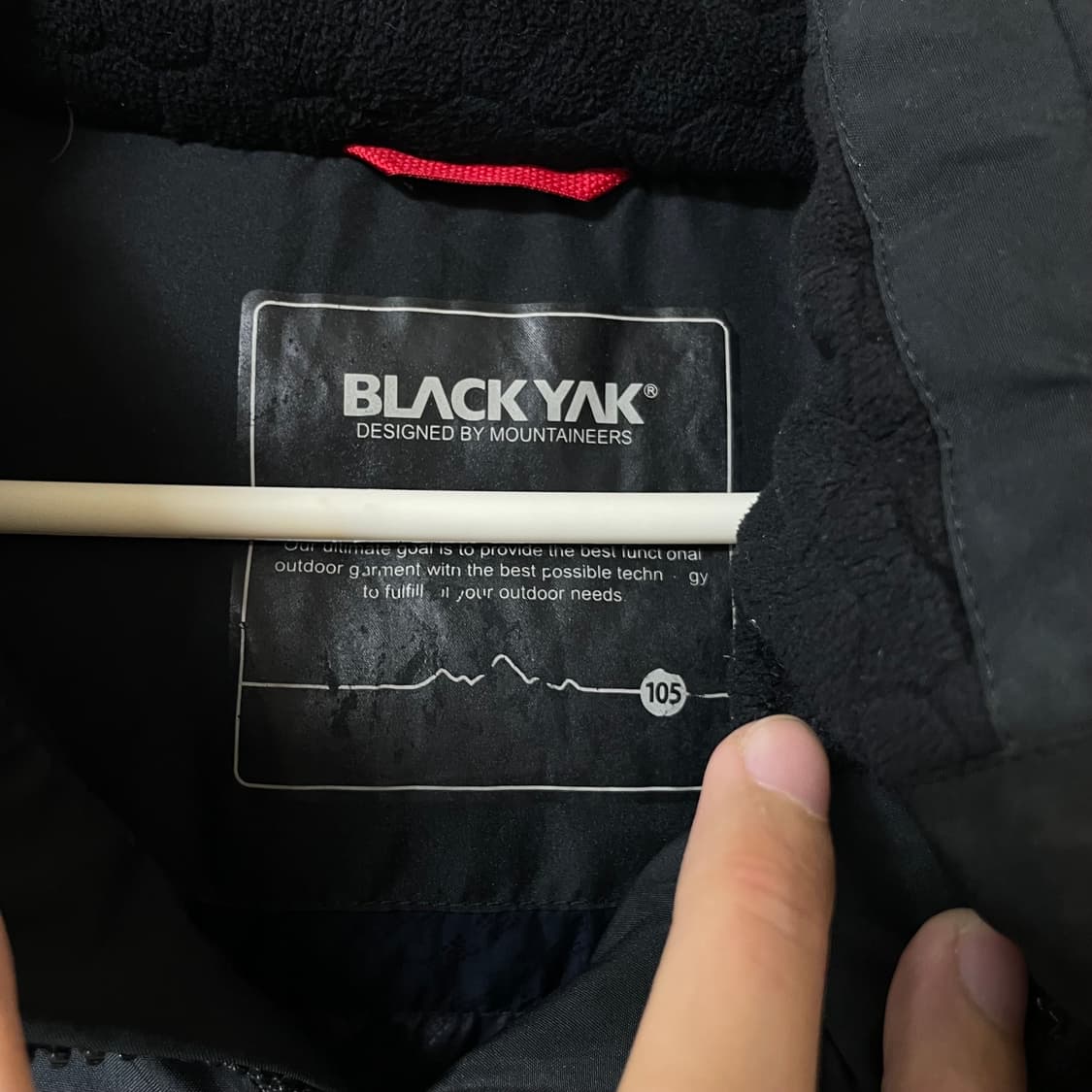 [ XL ] 블랙야크 고어텍스 구스다운 롱패딩  상품이미지4