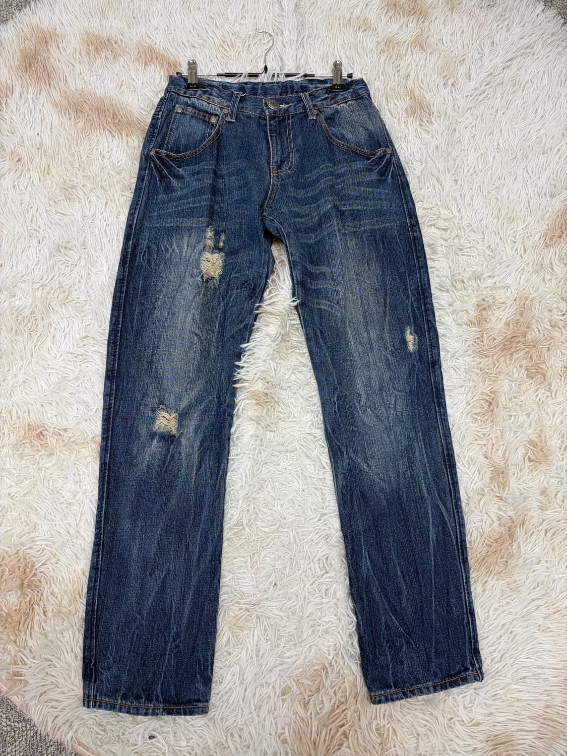 와투케 펑크 락 데님팬츠 스트릿 00s Y2K  상품이미지5