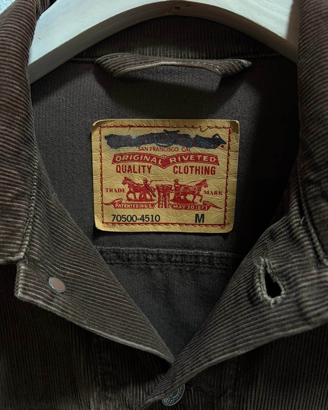 리바이스 levi's 90s corduroy trucker jacket 상품이미지5