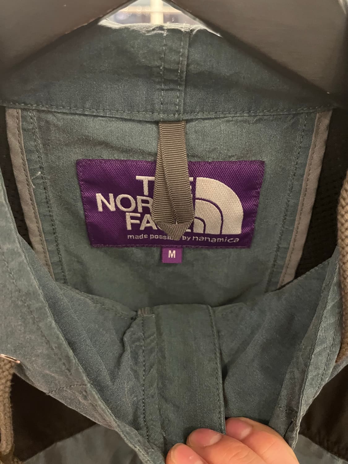The North Face 노스페이스 퍼플라벨 인디고 윈드파카 바람막이M 상품이미지3
