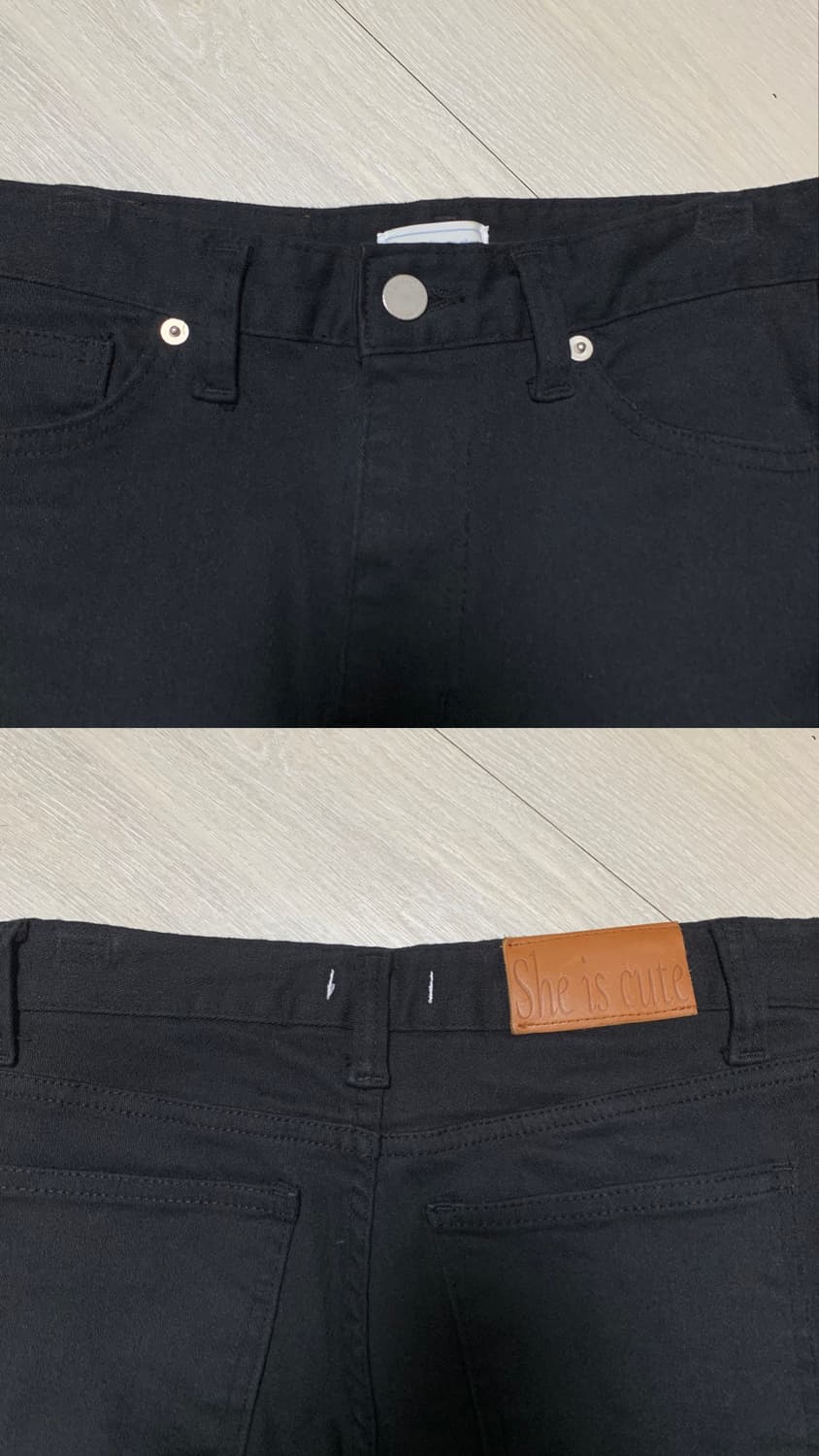 쉬이즈큐트 안나 진 2사이즈 일괄 안나슬릿진(매물템)/안나블랙진(새상품) 상품이미지8