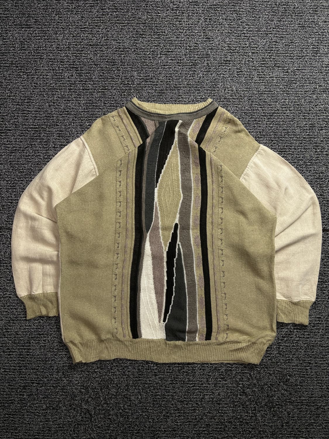 빈티지 아카이브 케이블 패턴 니트 2045 상품이미지2