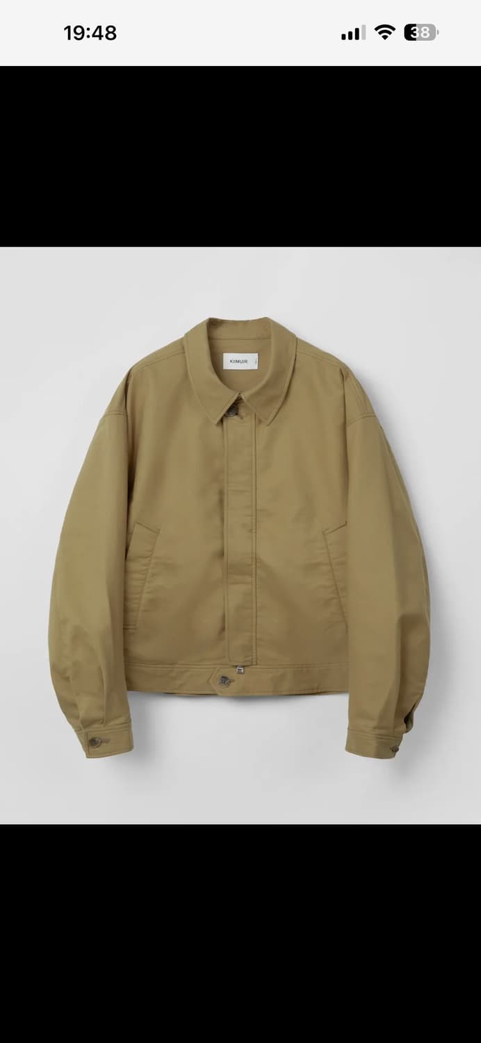키뮤어 베이지 옥스포드 자켓 상품이미지1