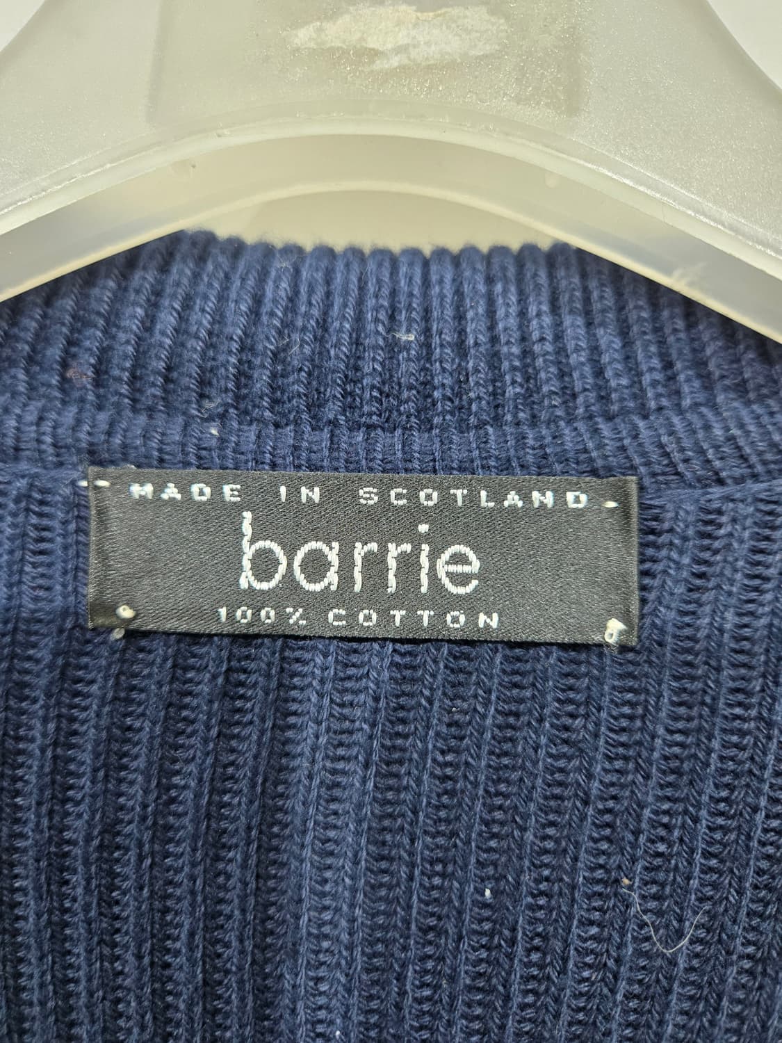 배리 네이비 더블버튼 니트 가디건 barrie 상품이미지5