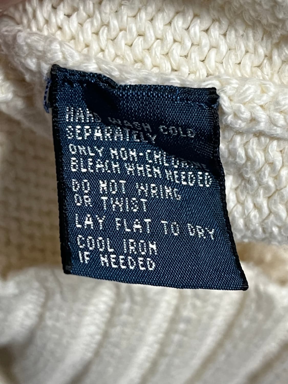 폴로 랄프로렌 니트 아이보리 L 상품이미지4