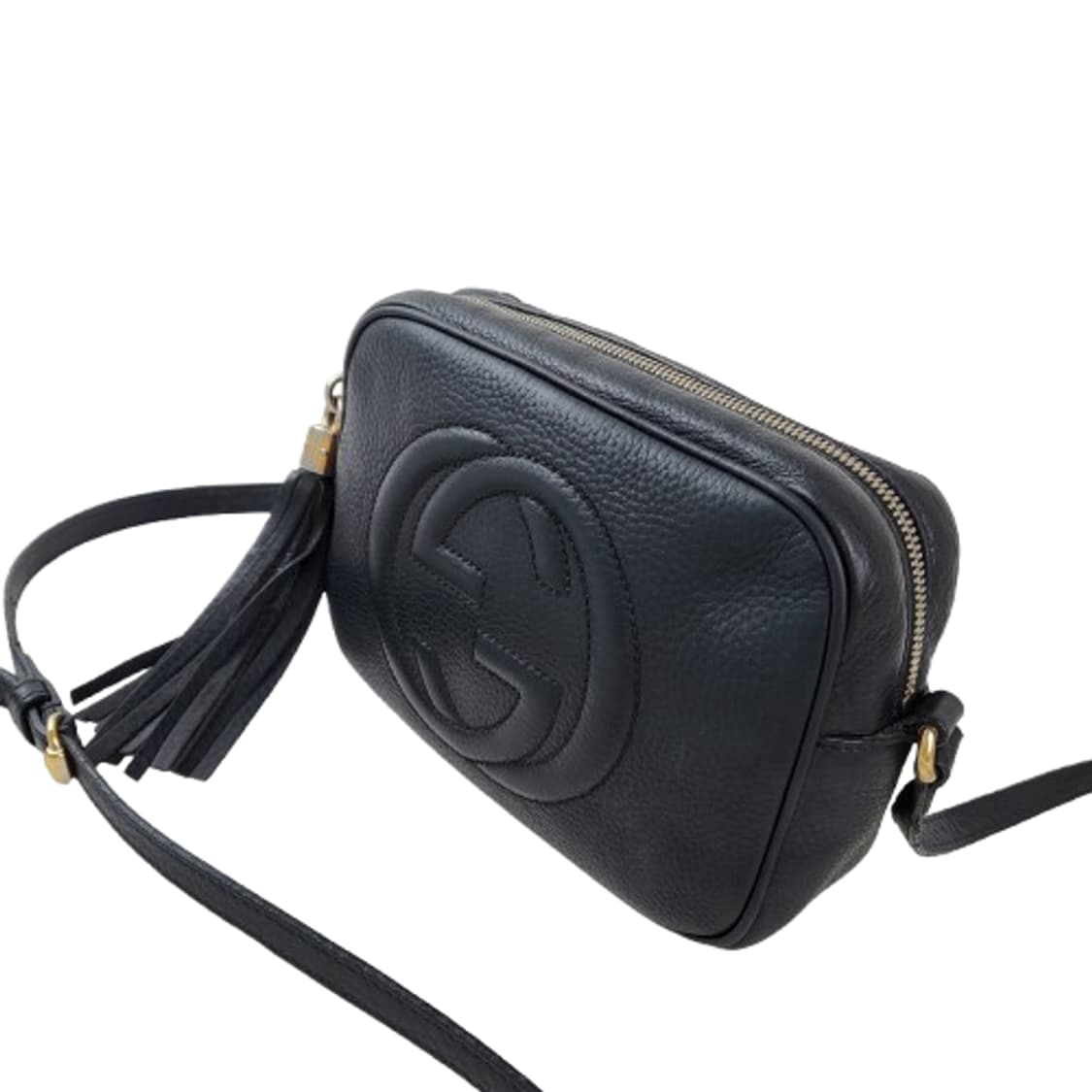 정품 구찌 소호 태슬 디스코백 블랙 스몰 상품이미지5