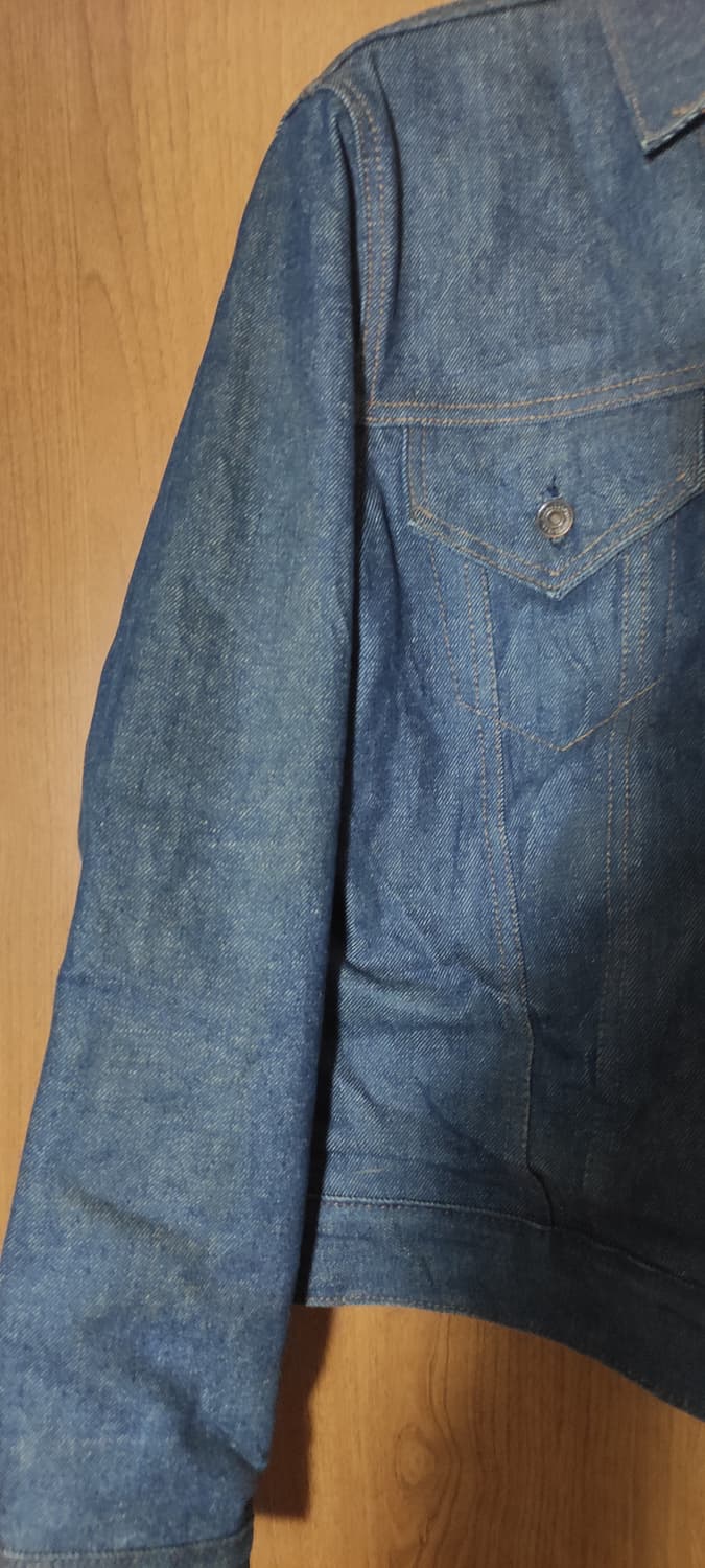 70s 리바이스 데님 자켓 미세탁 라이닝 안감 상품이미지4
