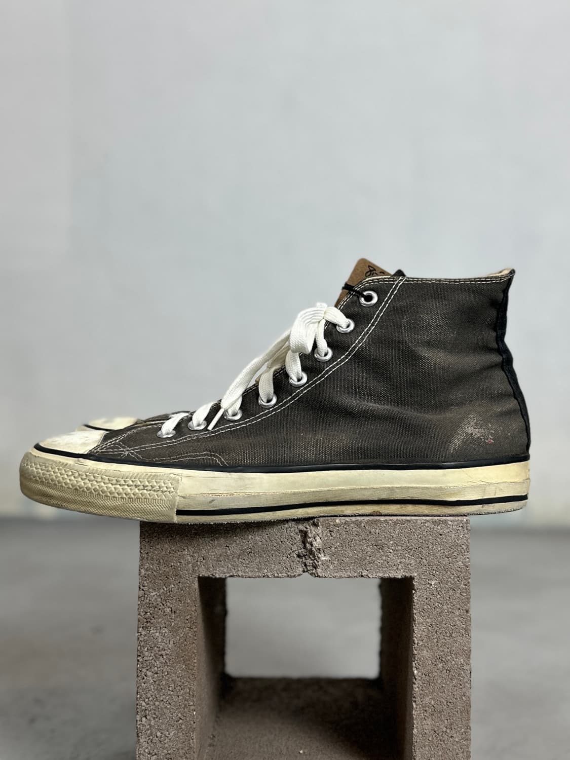 80’s OG USA 컨버스 척테일러 블랙 사이드 스티치 상품이미지4