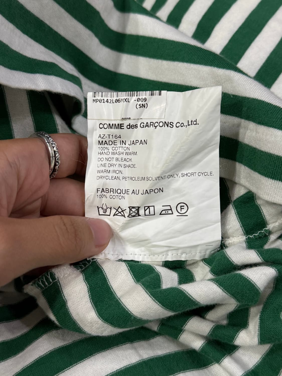 꼼데가르송 플레이 스트라이프 롱슬리브 상품이미지10