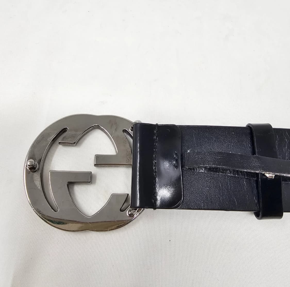 구찌 인터로킹 G 버클 벨트 블랙 상품이미지4