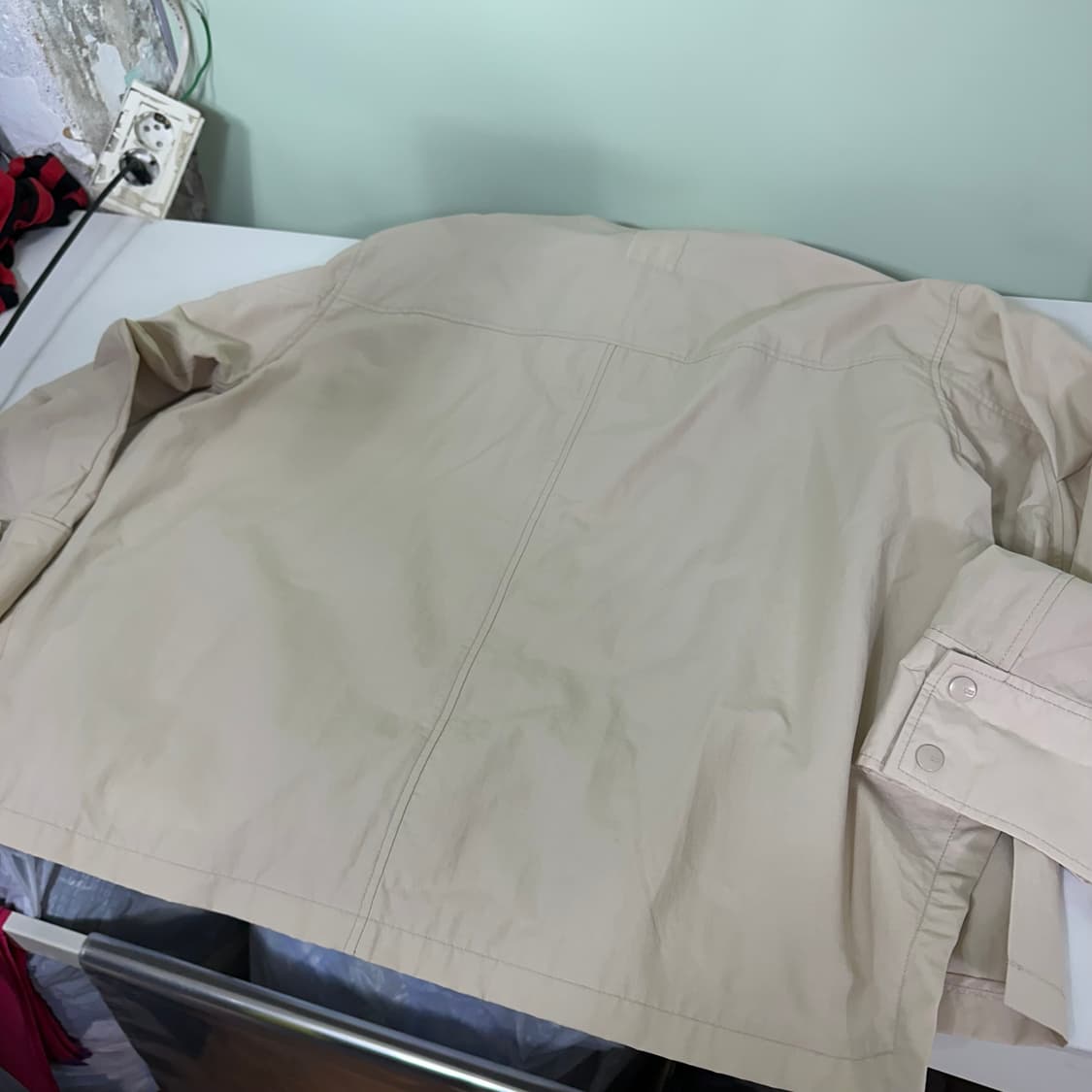 우먼OS 스튜디오톰보이 오버핏 나일론 바막자켓 상품이미지6