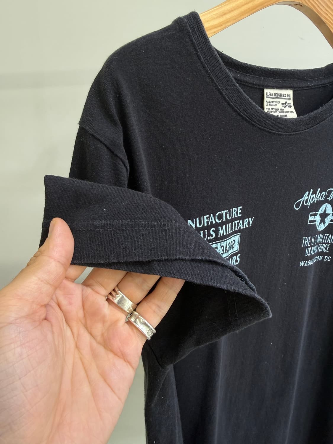 ALPHA INDUSTRIES 반팔 티셔츠 상품이미지3