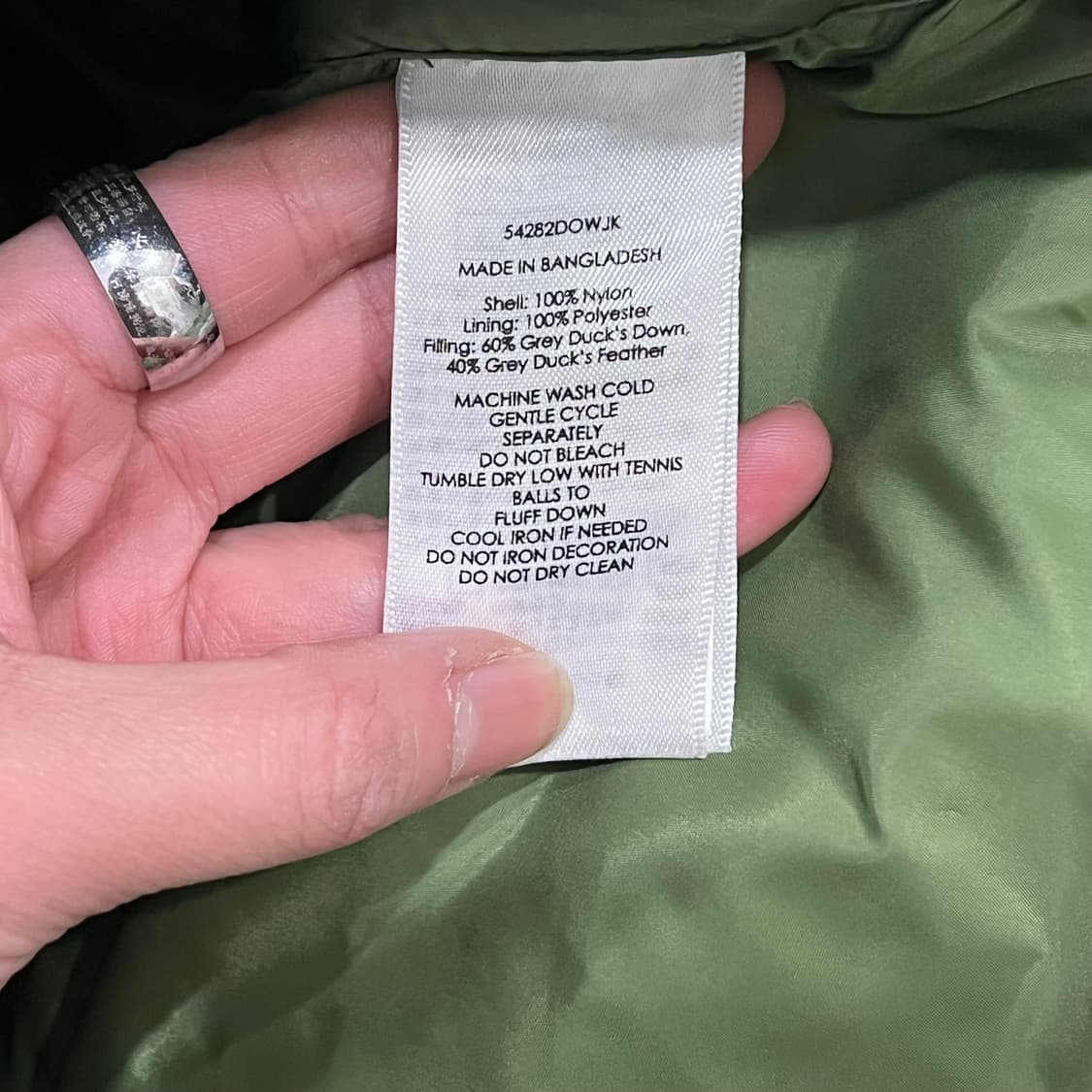 데님앤서플라이 성조기 패치 패딩 s08488 상품이미지8