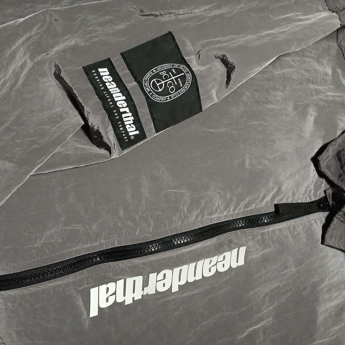 버닝카포네 나일론 메탈 바람막이 투웨이 자켓 상품이미지10