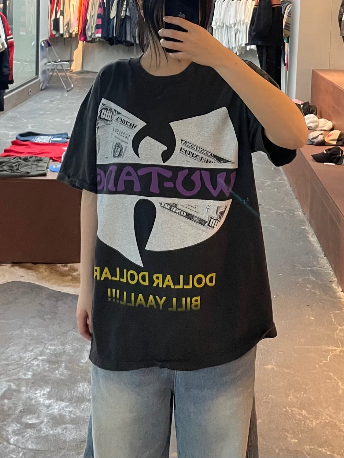 빈티지 베이클럽 프린팅 반팔 H2396 상품이미지1