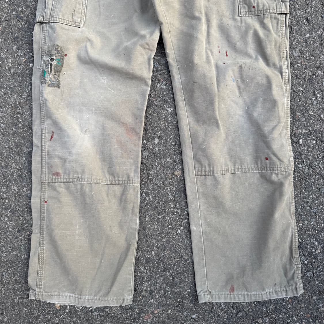 랭글러 워크웨어 캔버스 더블니 팬츠 상품이미지6