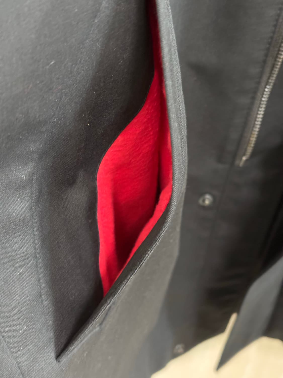 휴고보스 집업 트렌치코트50/여유100/블랙 상품이미지6