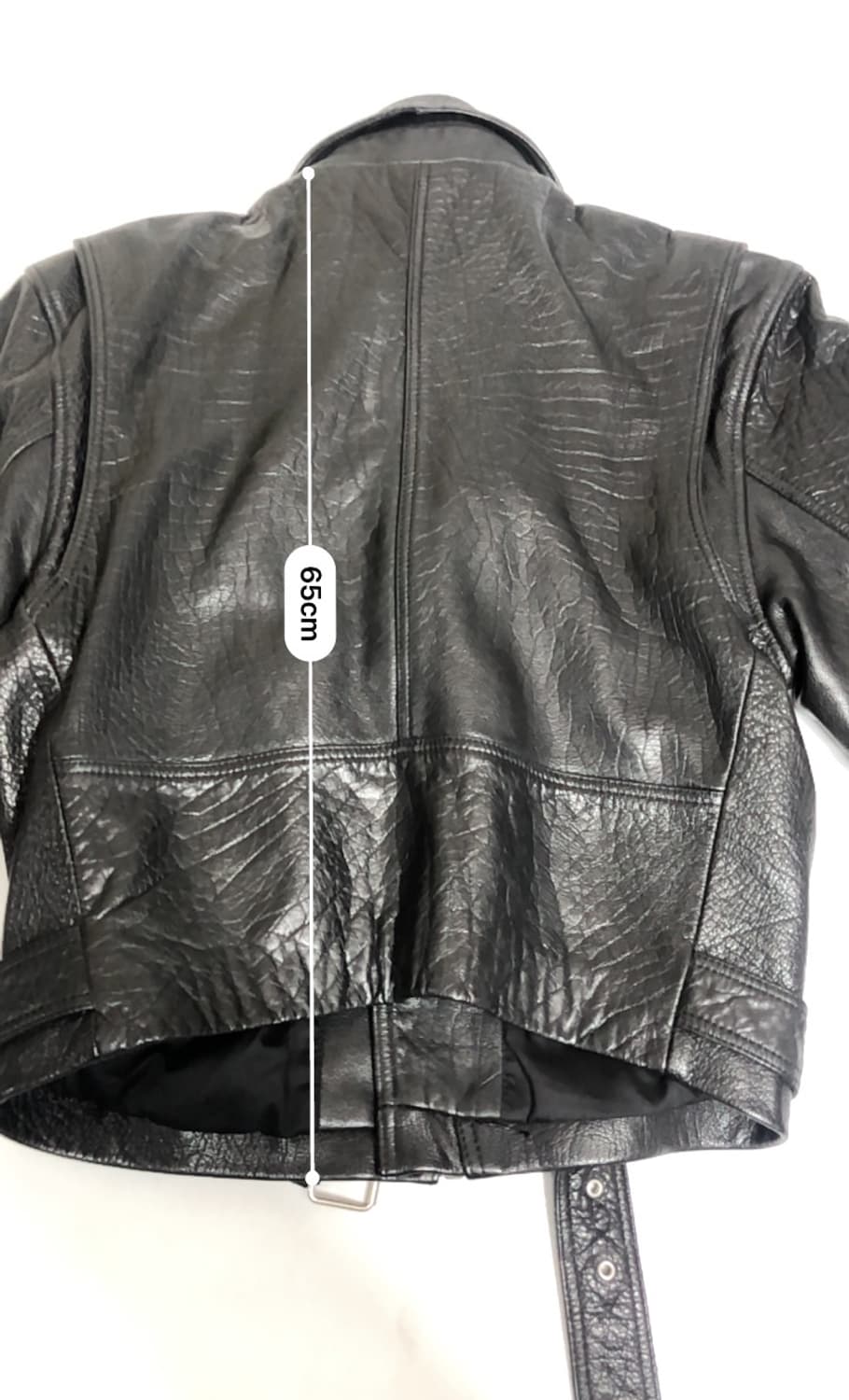 자라 버팔로 소가죽 라이더 자켓 L 상품이미지9