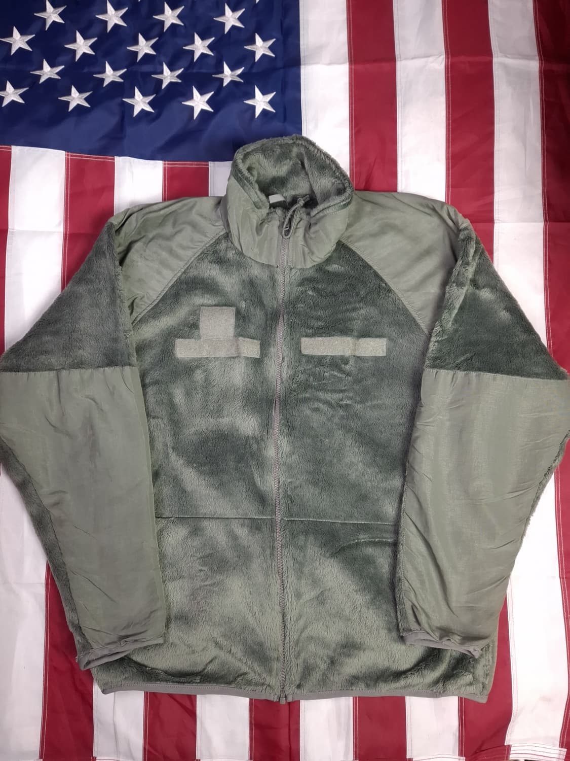 새제품 오리지날 미군 지급용 ACU 폴라텍 플리스 자켓 상품이미지1