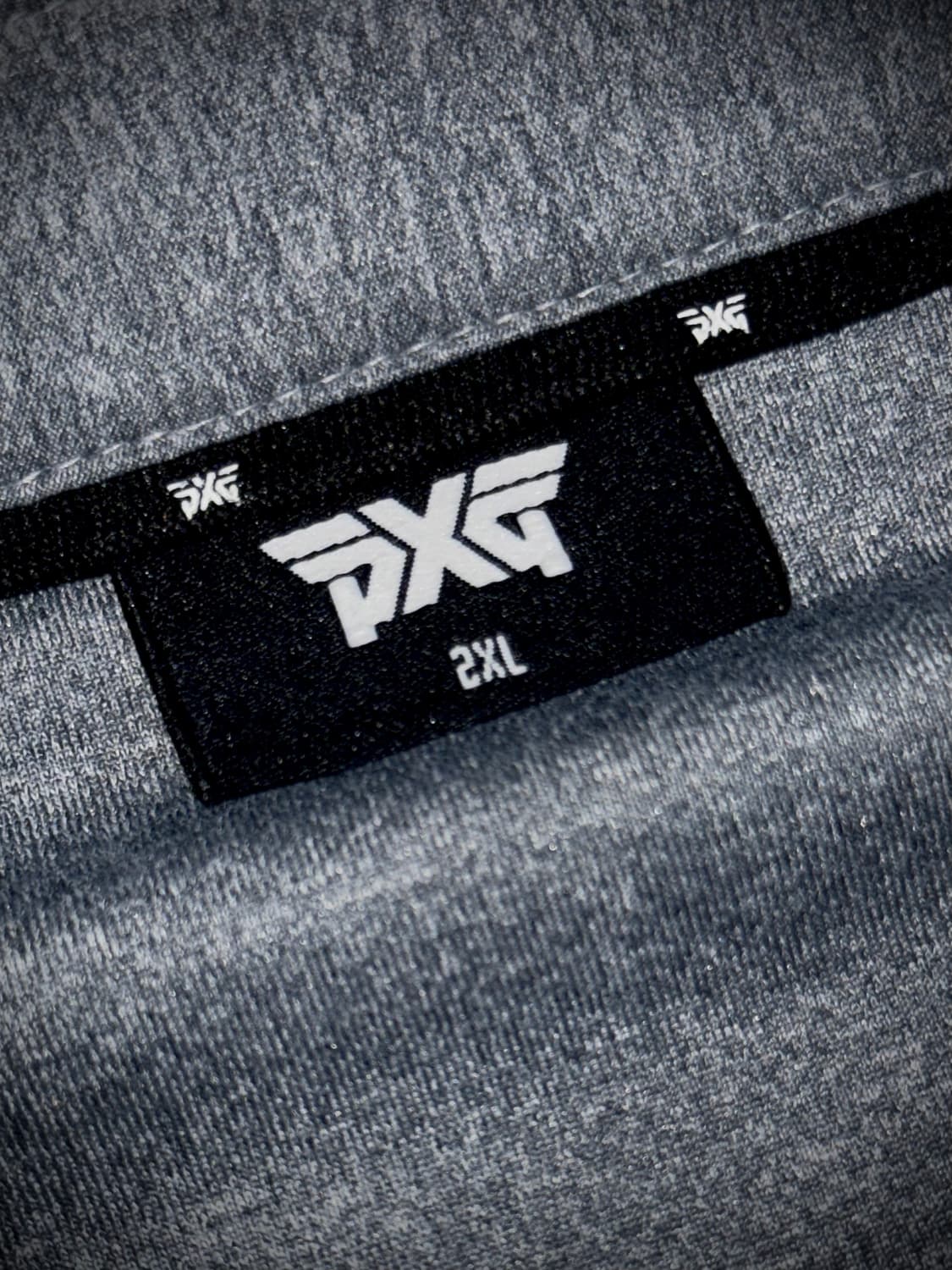 PXG 빅로고 골프 반팔 카라티 그레이 2XL 상품이미지8