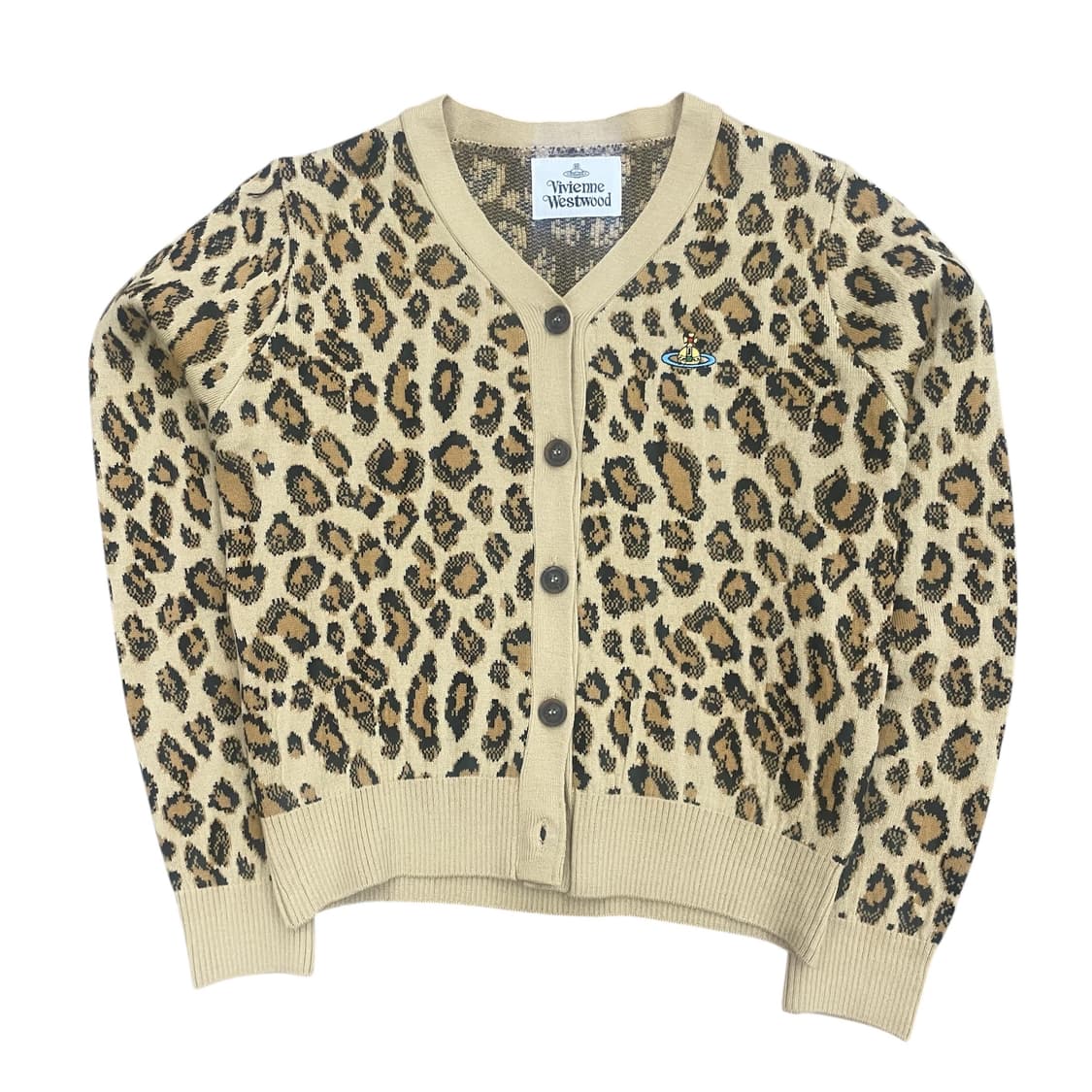 비비안웨스트우드 레오파드 가디건 상품이미지1