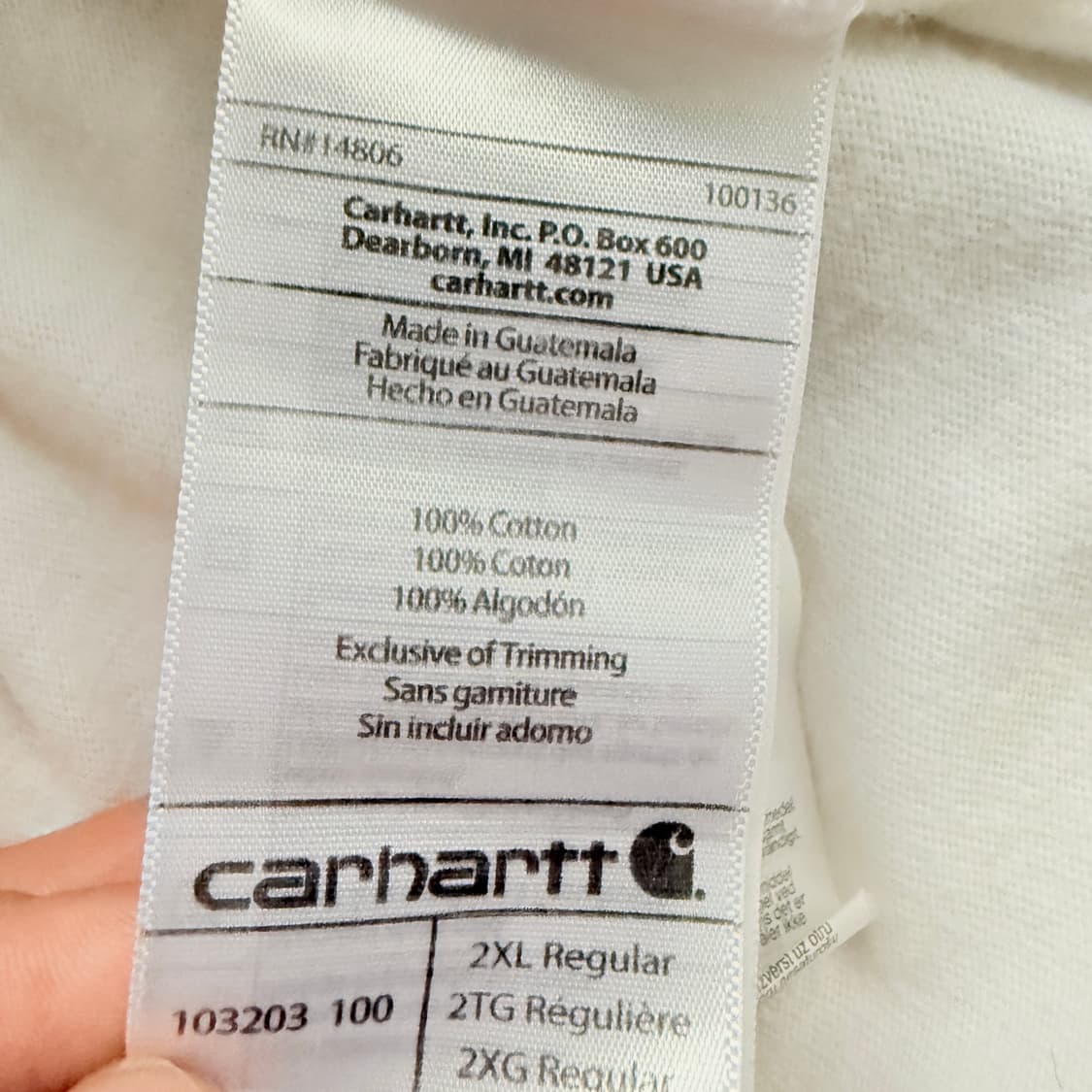 칼하트 로고 반팔티  상품이미지6