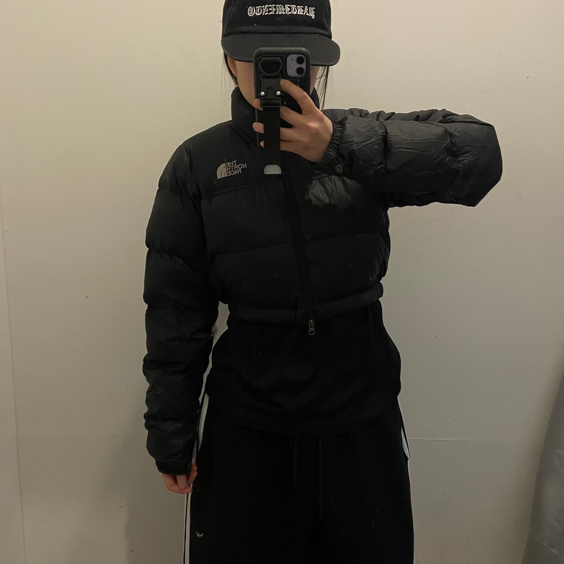 노스페이스 커스텀 크롭패딩 상품이미지1