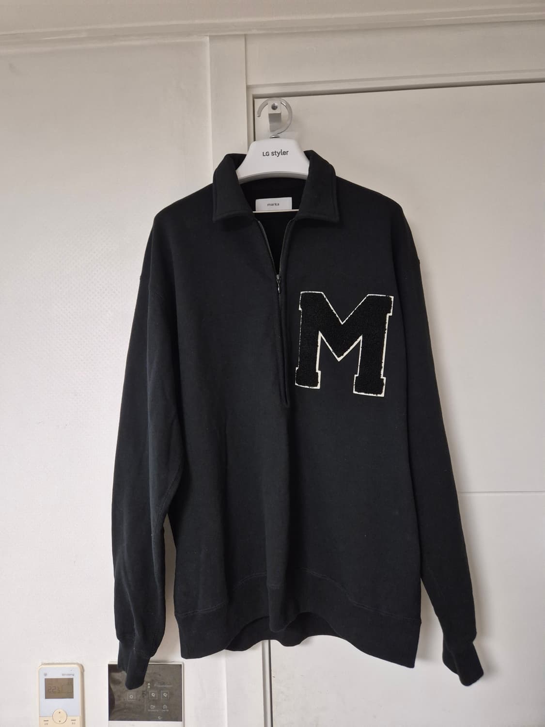 Marka 마카 스웨트 하프 집업 2 상품이미지1