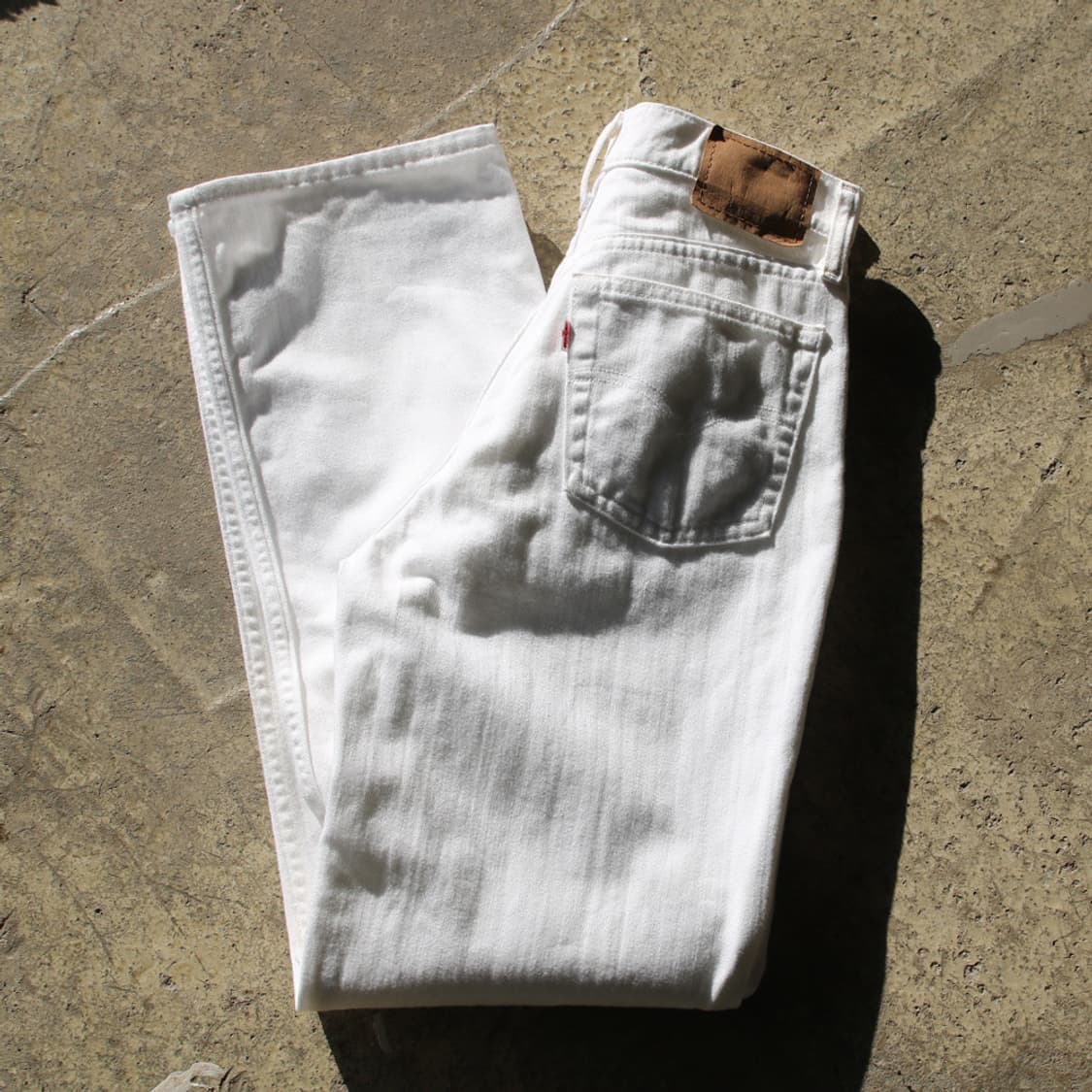 90's 리바이스 W519 화이트 진 (여성용 25.5) 상품이미지1