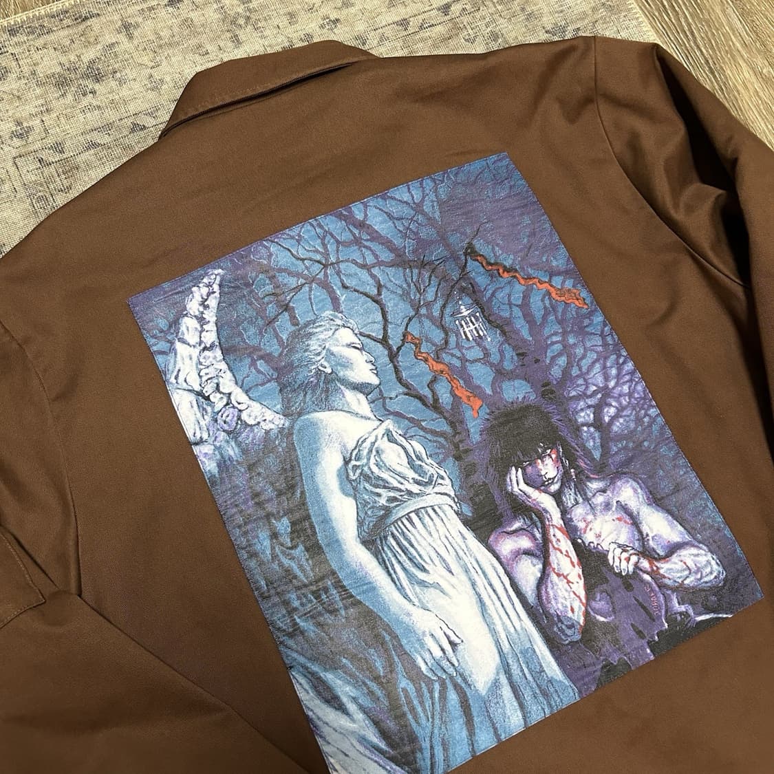 슈프림 x 더크로우 워크 자켓 브라운 상품이미지2