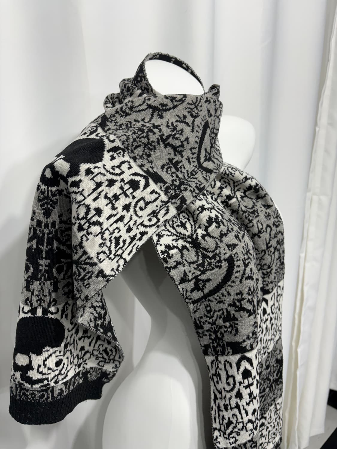 🎸스컬 패턴 머플러🎸 상품이미지7