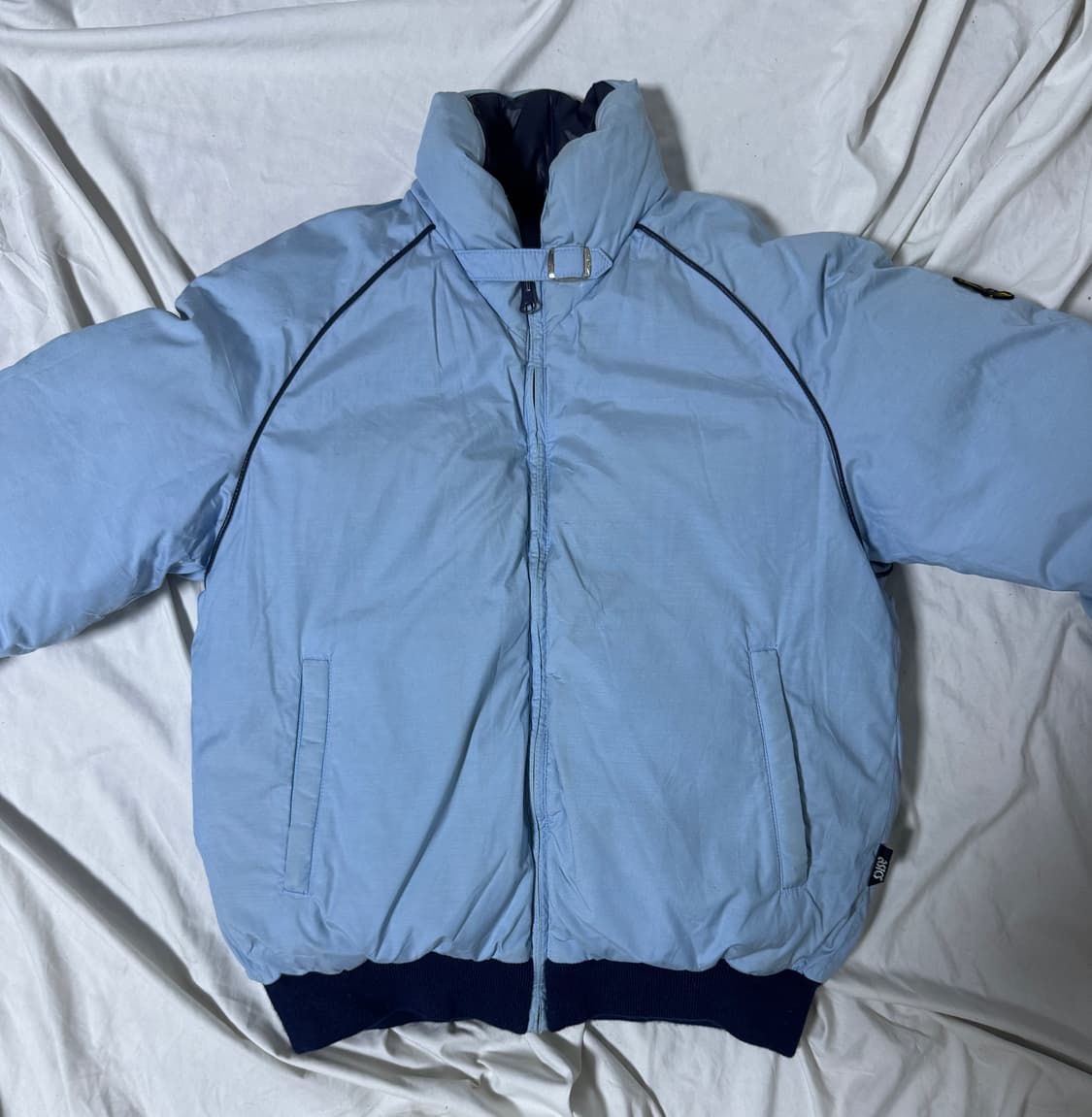 80s 몽클레어 아식스 스키라인 리버시블 패딩 상품이미지6