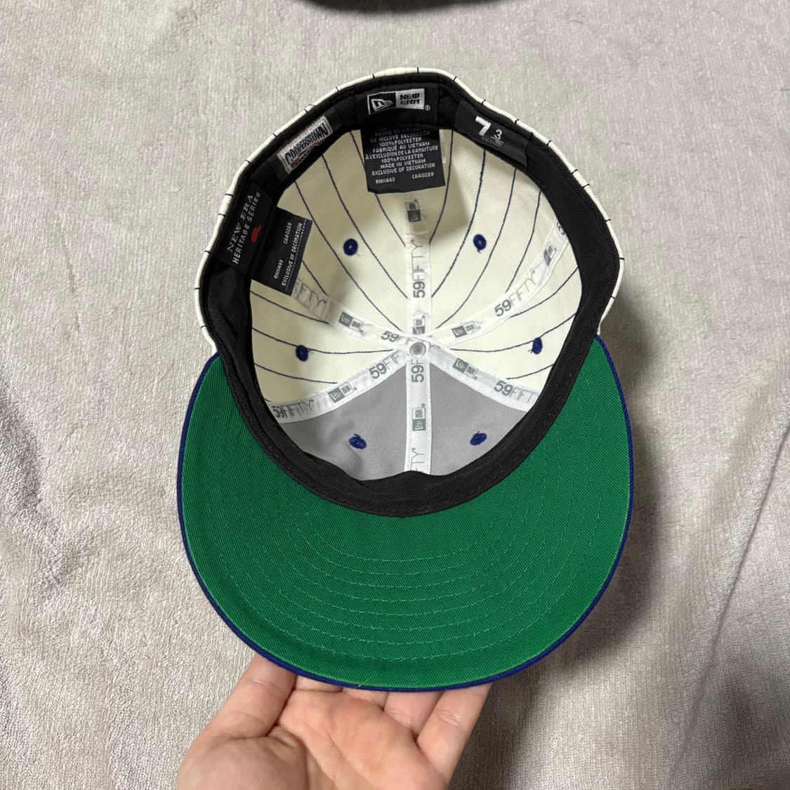 뉴에라 59 FIFTY 크림 헤리티지 시리즈 레트로 크라운 상품이미지7