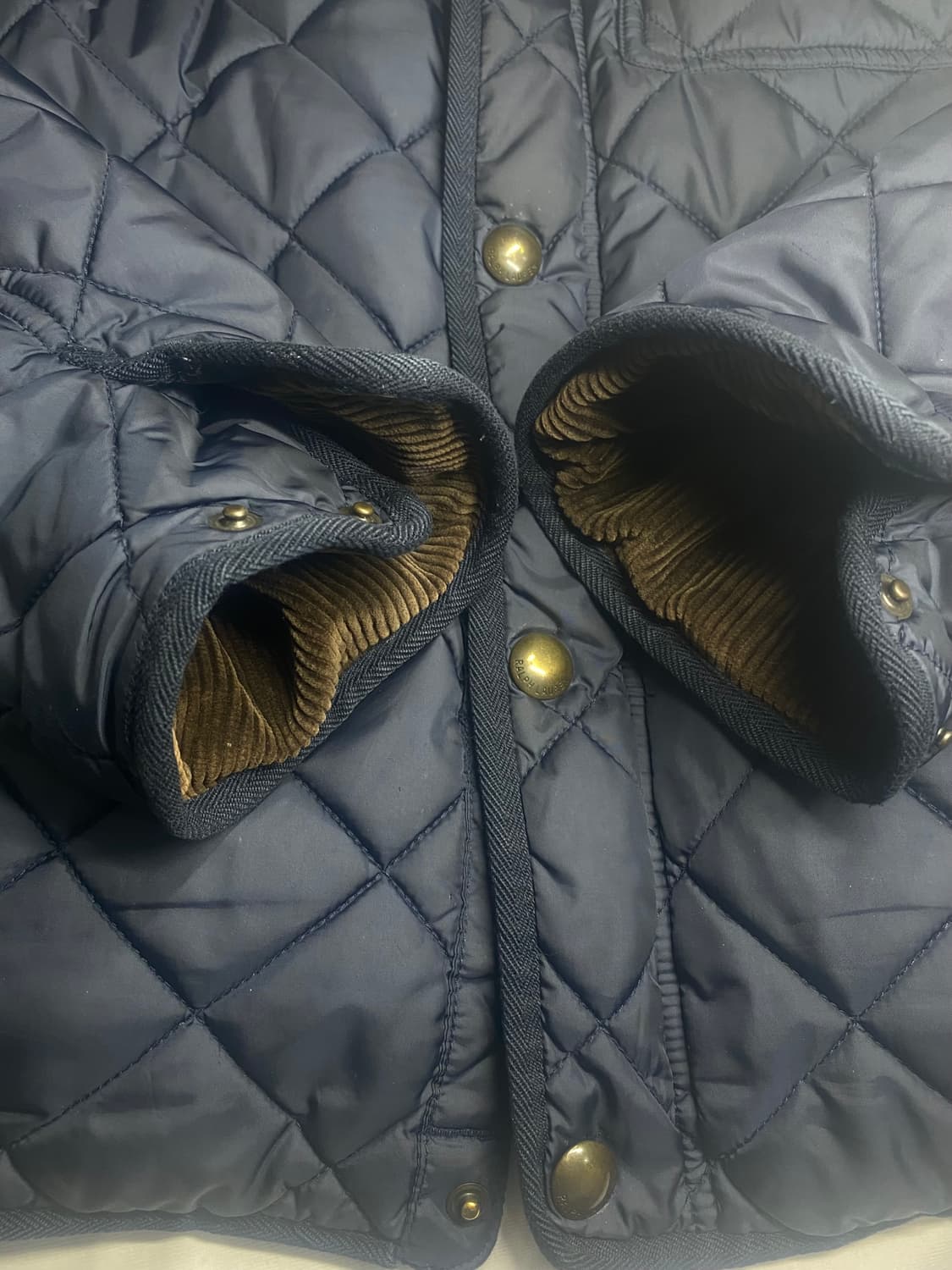 폴로랄프로렌 퀼팅 자켓 네이비 상품이미지8