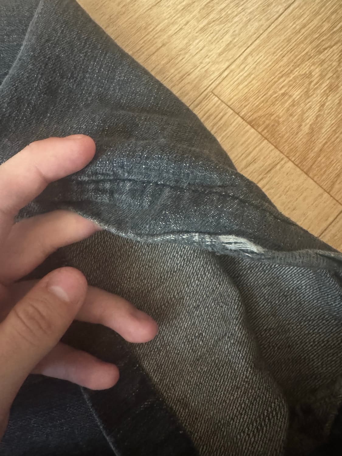 카락터 월렛 데님 팬츠 상품이미지5