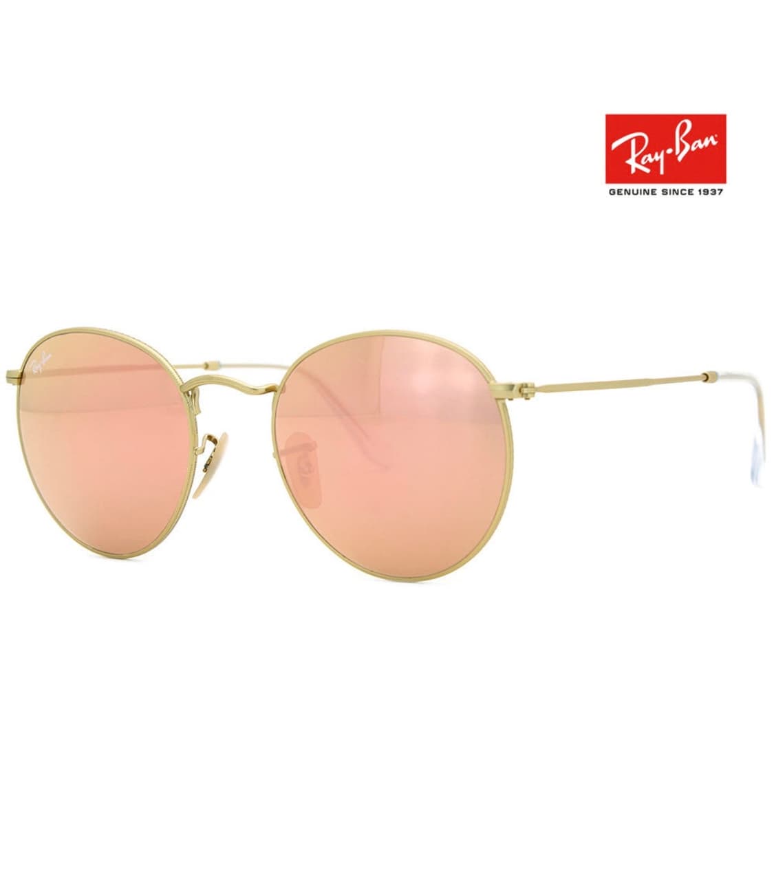 레이밴 RB3447 핑크미러 Round Metal 선글라스 상품이미지5