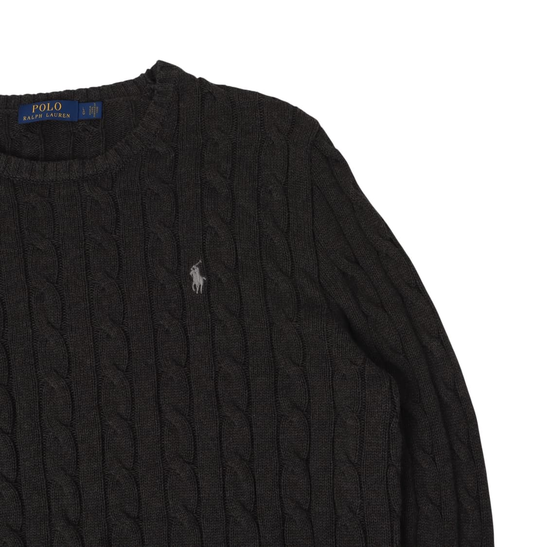 폴로 랄프로렌 챠콜 케이블 니트 상품이미지3