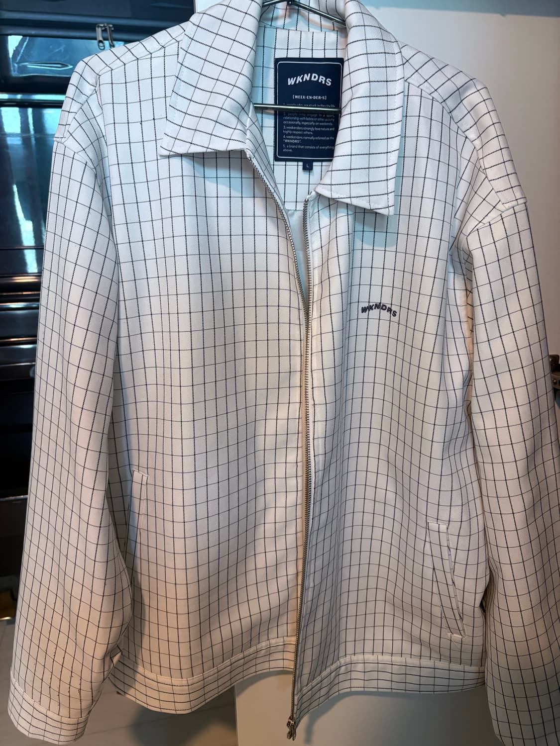위켄더스 체크 자켓 상품이미지1