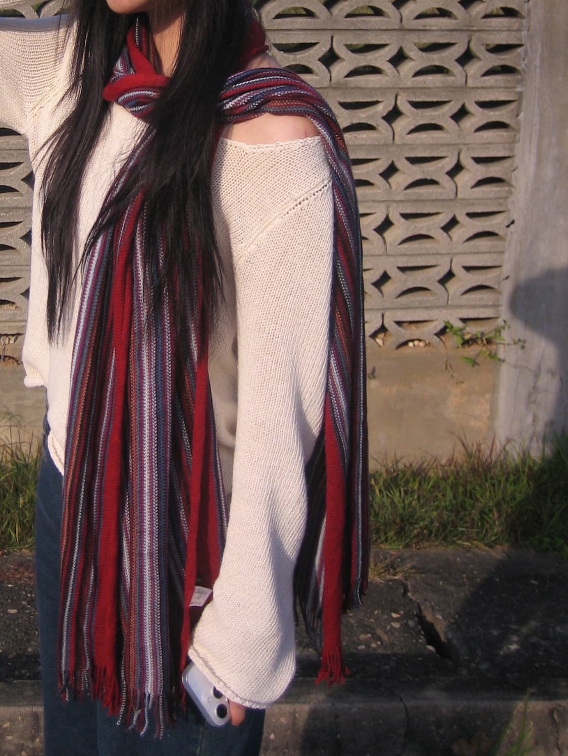 [MICHEL KLEIN] multi wool blend muffler 상품이미지3