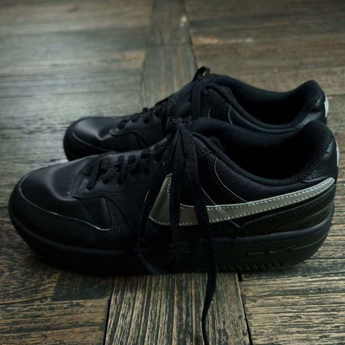 [나이키] 실버 스우시 감마 포스 블랙 9779 상품이미지4