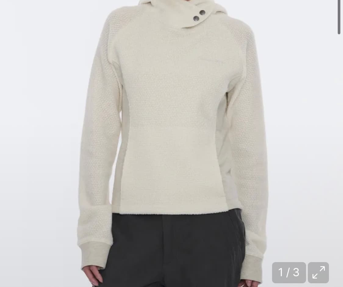 웰빙익스프레스 Boucle Hoodie Beige 상품이미지1
