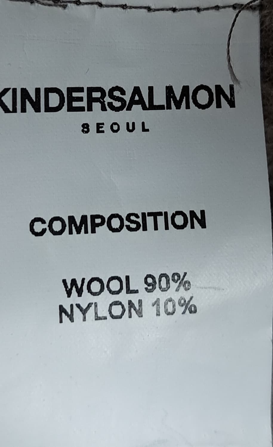 Kindersalmon 헤링본 롱코트 상품이미지5
