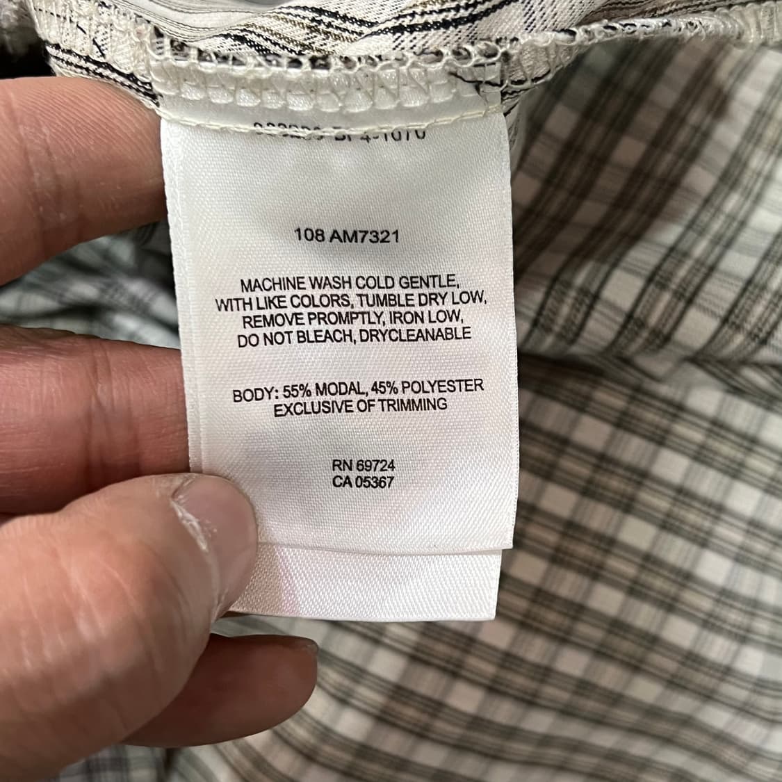  컬럼비아 체크 하프 셔츠 y16333 상품이미지7