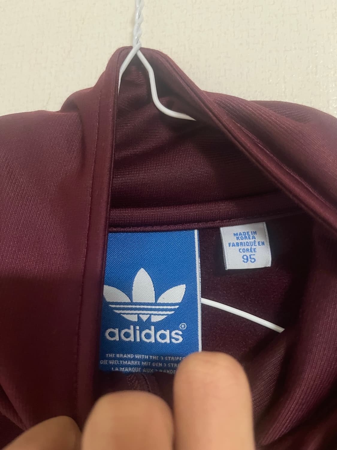 아디다스 마룬 버건디 져지 상품이미지2