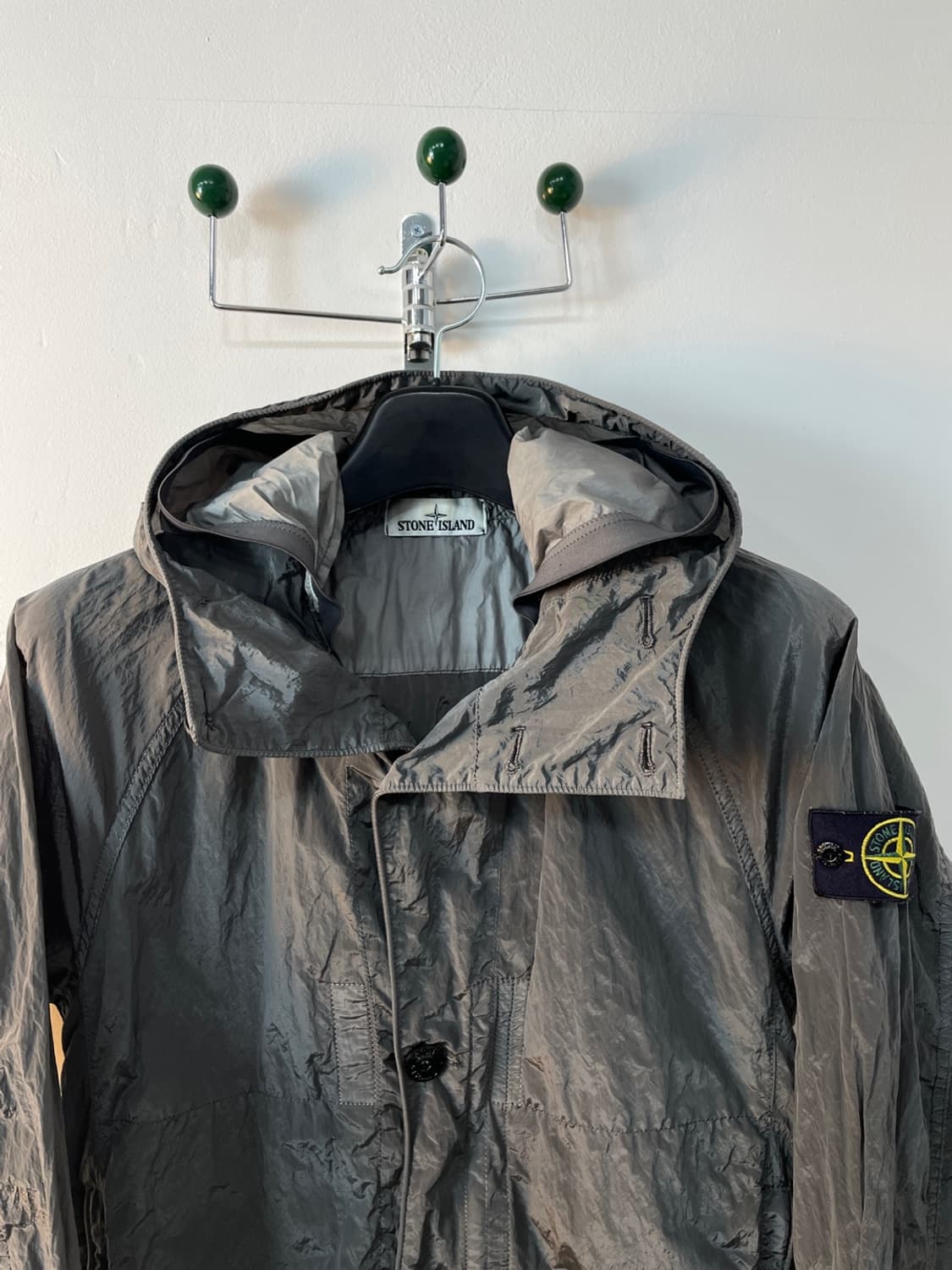 스톤 아일랜드 나일론 메탈 후드 자켓  상품이미지4
