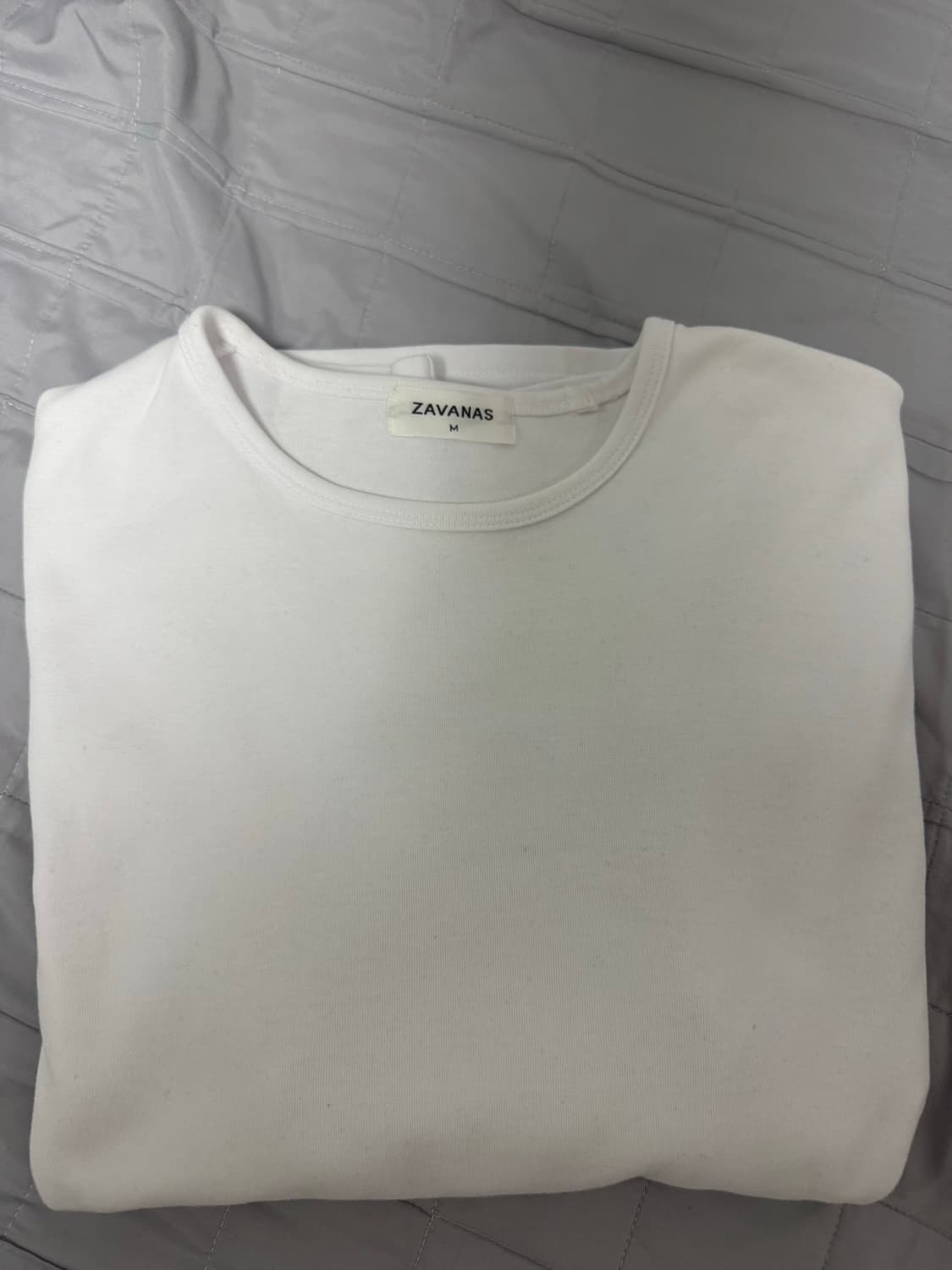 자바나스 A 헤비코튼 티셔츠 퓨어화이트 m 상품이미지1